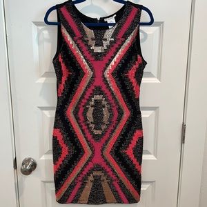 [Esley] Beaded Body-con Dress